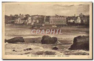 Old Postcard Gulf Of Biscay Biarritz Hotel palace