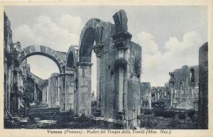 Venosa Potenza Ruderi del Tempio della Trinita Italy