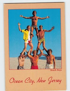 Postcard Beach Boys Ocean City New Jersey USA