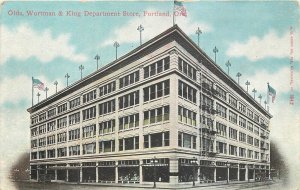 Postcard Oregon Portland Olds Wortman & King Department Store occupation 23-9762