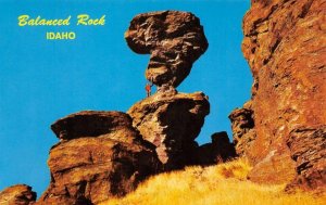BALANCED ROCK Castleford, Idaho Twin Falls County c1950s Chrome Vintage Postcard