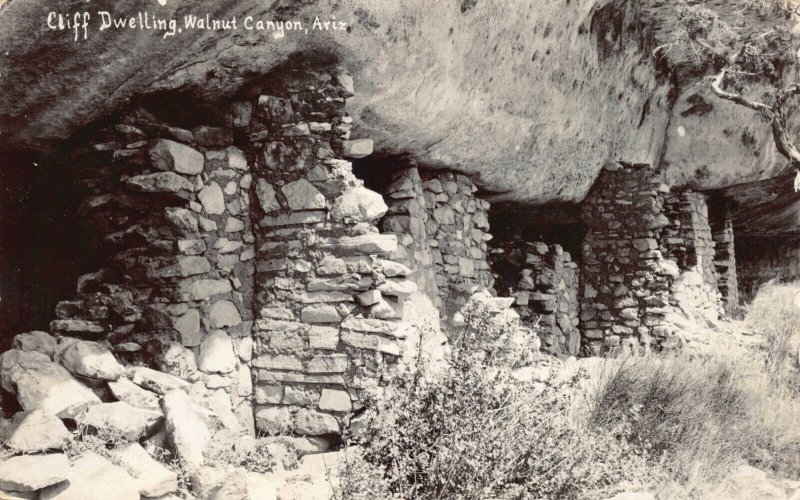 Six Real Photo Postcards Ruins of Cliff Dwellings in Arizona~128491