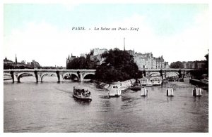 France Paris  La Seine au Pont Neut