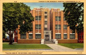 West Virginia Parkersburg Camden-Clark Memeorial Hospital 1956 Curteich