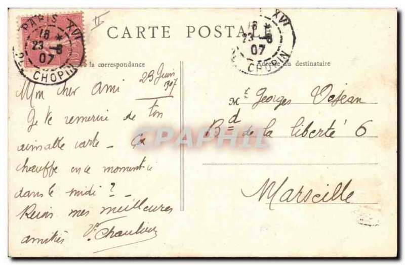 Old Postcard Tomb of Victor Hugo Cellars Pantheon