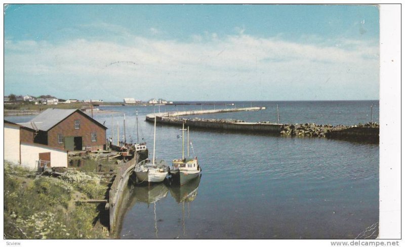 LaGaspesie, Fishermans Harbour, Grande Riviere, Quebec,  Canada, PU-40-60s