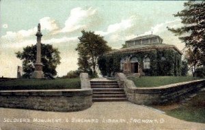 Soldiers' Monument and Birchard Library - Fremont, Ohio