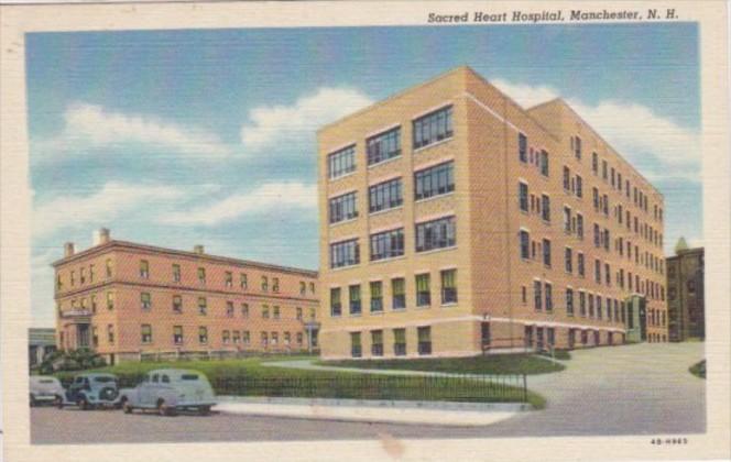 New Hampshire Manchester Sacred Heart Hospital Curteich