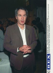 John McEnroe US Open Aces Restaurant 2002 Rare USA Press Publicity Tennis Photo