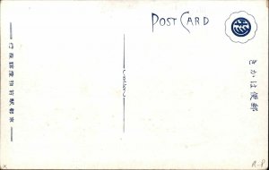 Japan Beautiful Colored Art Border Views From ??? c1910 Postcard