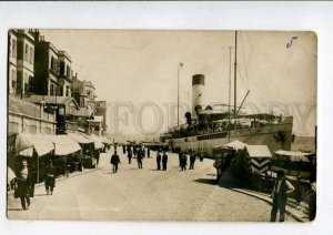 3078986 TURKEY CONSTANTINOPLE GALATA quay Vintage photo PC