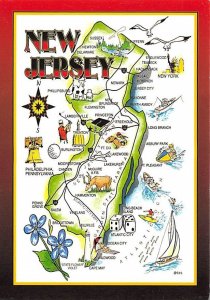 New Jersey, USA Map Unused 