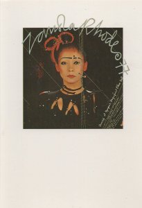 Zandra Rhodes Conceptual Chic Extreme 1977 Fashion London Show Postcard