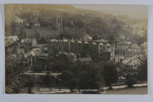 Caterham Birds-Eye View -  Real Photo Postcard      (b4)