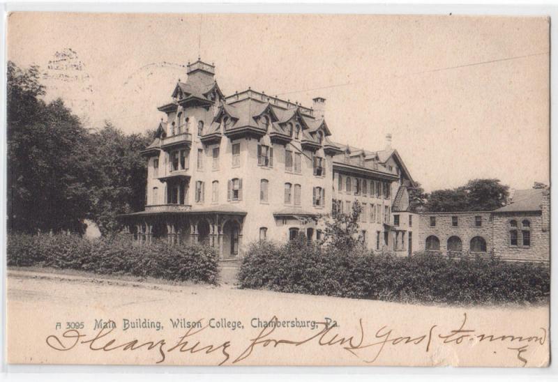 Main Building, Wilson College, Chambersburg PA