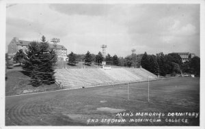 J85/ New Concord Ohio RPPC Postcard c40 Muskingum College Football Stadium 242