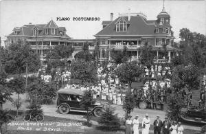 BENTON HARBOR, MICHIGAN HOUSE OF DAVID ADMIN. BLDG REAL PHOTO POSTCARD