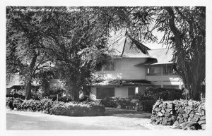 RPPC KONA INN Kailua, Kona, Hawaii ca 1940s Vintage Postcard