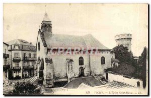 Vichy Old Postcard L & # 39eglise Saint Blaise