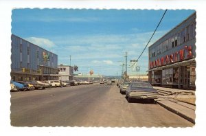 Canada - QC, Sept-Iles. Arnaud Avenue Street Scene ca 1970