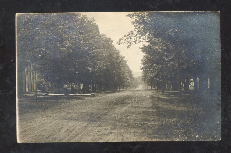 RPPC CANAAN CONNECTICUT CT. RESIDENCE STREET SCENE VINTAGE REAL PHOTO POSTCARD