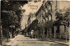 CPA AIX-les-BAINS Avenue de la Gare (681616)