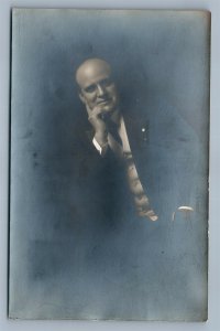 US SECRETARY OF STATE Wm. JENNINGS BRYAN ANTIQUE REAL PHOTO POSTCARD RPPC