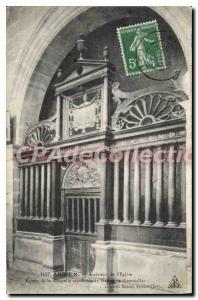 Postcard From Old Assier Interior I'Eglise
