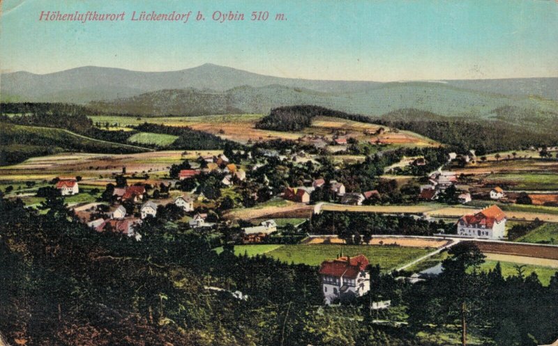 Germany Höhenluftkurort Lückendorf b. Oybin Vintage Postcard 03.08