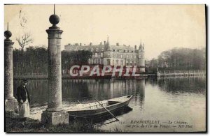 Old Postcard Rambouillet Chateau View from the & # 39iie soup