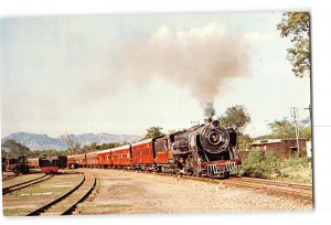 Number 2328 YP Class 462 Pacific Train Locomotive Vintage Postcard Indian Rail