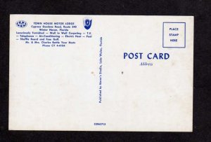 FL Town House Motel Lodge WINTER HAVEN FLORIDA POSTCARD