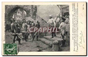 Old Postcard History Napoleon 1st Death of Marceau September 19, 1796