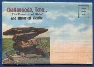 Chattanooga Tennessee Signal Point River Cavern Castle Jonas postcard folder