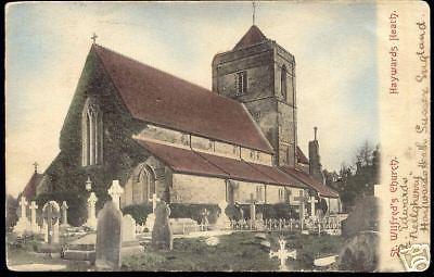 sussex HAYWARDS HEATH, St. Wilfred's Church 1905 Graves