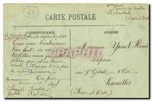 Old Postcard La Bourboule Charles Bridge