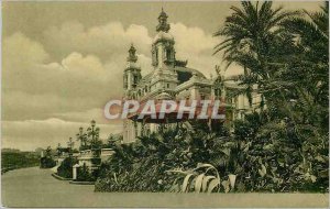 Old Postcard MONTE CARLO - Theater and Terraces