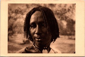 Tchad Central Africa Femme De Fort Lamy Vintage Postcard 09.62