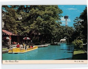 Postcard San Antonio River San Antonio Texas USA