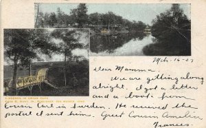 Des Moines Iowa 1907 Postcard Scenes In Union Park