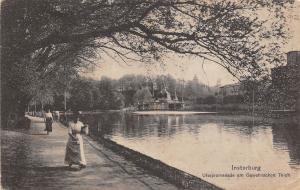 BR41324 Insterburg uferpromenade am Gawehnschen Teich   Russia