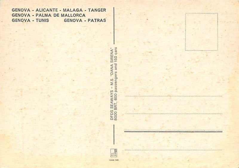 MS Dana Sirena DFDS Line Ship Unused 