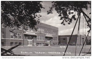 Minnesota Stephen Public School 1952 Real Photo