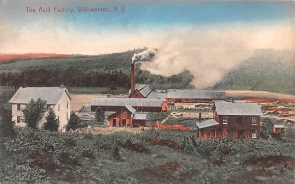 Acid Factory Willowemoc, New York Postcard