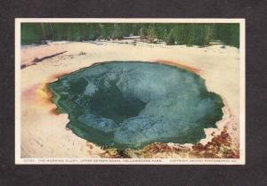 WY Morning Glory Geyser Yellowstone National Natl Park Wyoming Postcard Phostint