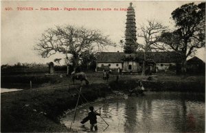 CPA AK INDOCHINA Tonkin Pagode consacre au culte VIETNAM (956542)