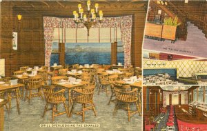 Linen Multiview Postcard Fox & Hounds Club Boston MA Interiors Unposted