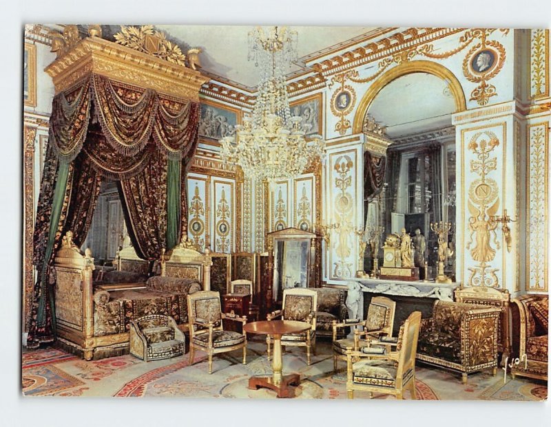 Postcard La Chambre à coucher de l'Empereur, Fontainebleau, France