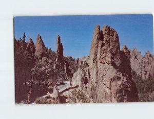 Postcard Sentinel Rocks Yosemite National Park California USA