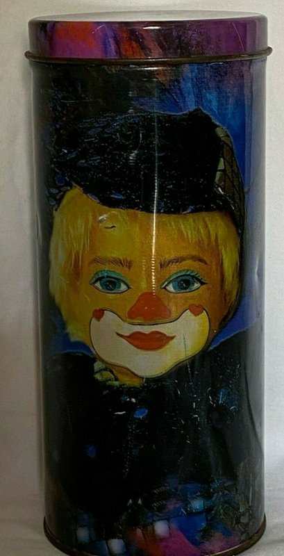 RED CLOWN IN A TIN (rmc)